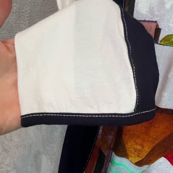 Simply Art By Dolcezza Art To Wear Top Sail Boats Coastal Sz XS Tunic - Picture 6 of 15